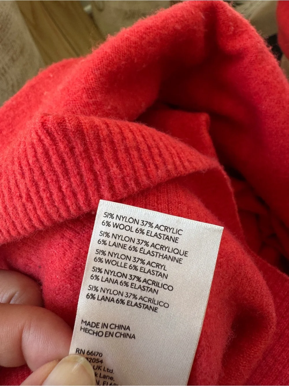 Free People Red Crewneck Sweater - Soft Knit